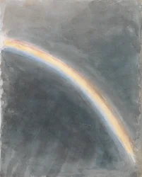 Himmelsstudie mit Regenbogen
